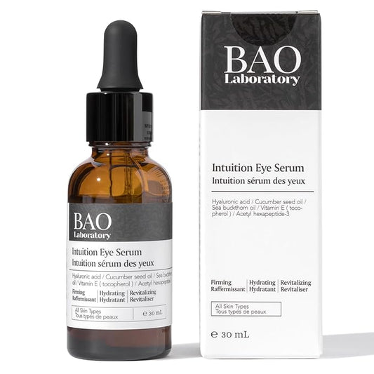 Intuition Eye Serum | Vitamin E, Cucumber Seed Oil And Hyaluronic Acid | Eye Serum for Wrinkles, Finelines and Dark Spots | Best Eye Serum For All Skin Types (30 ML)-VivaGrace Women