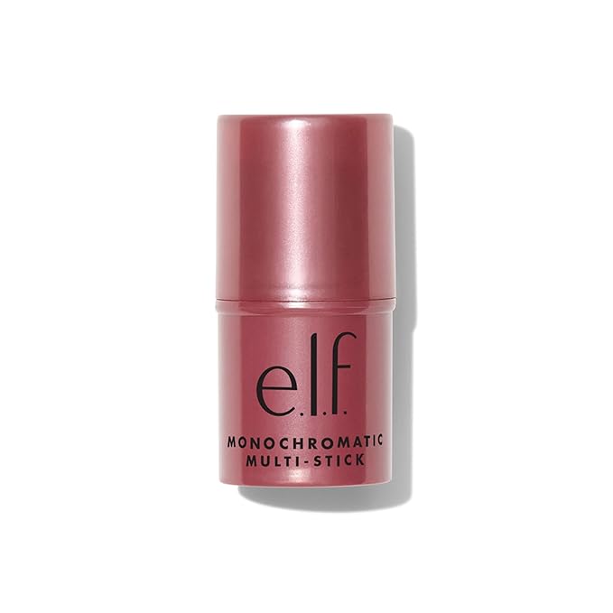 e.l.f. Monochromatic Multi Stick, Luxuriously Creamy & Blendable Color, For Eyes, Lips & Cheeks, Luminous Berry, 0.155 Oz (4.4g)-VivaGrace Women