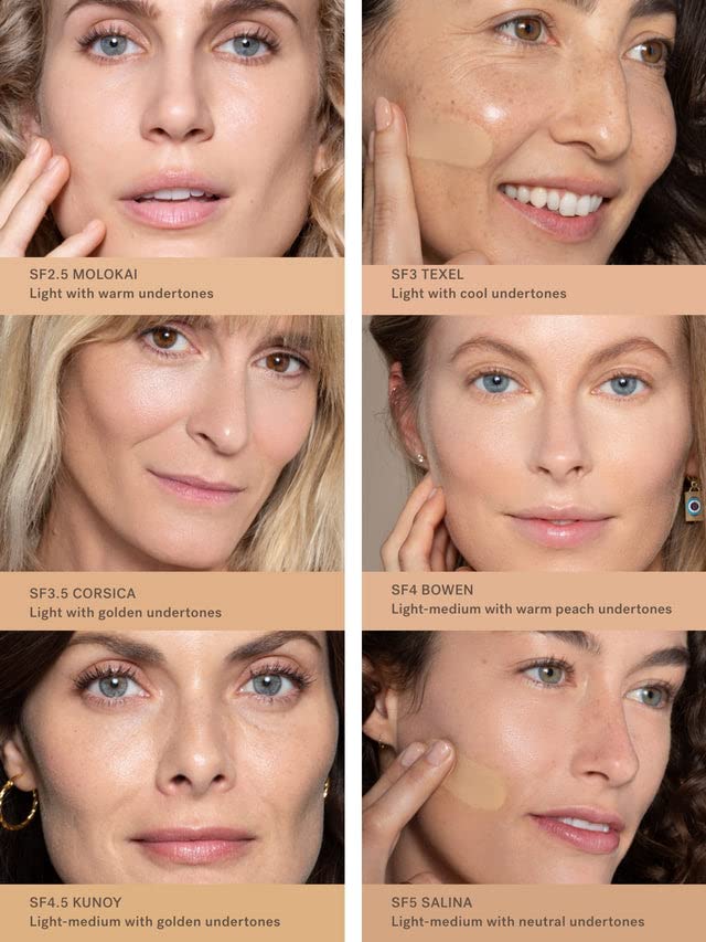 ILIA - True Skin Serum Foundation | Non-comedogenic, Cruelty-Free, Vegan, Weightless Feel, Buildable Coverage, Safe For Sensitive Skin (Molokai SF2.5)-VivaGrace Women