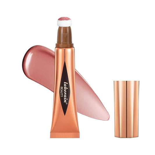 Liquid Blush Stick, Beauty Stick, Cream Blush, Liquid Blush For Cheeks, Beauty Blush Stick With Cushion Applicator, Multifunctional Makeup Beauty Stick (01#)-VivaGrace Women