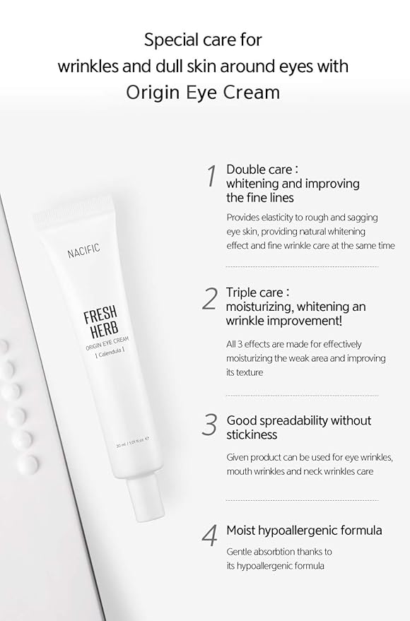 NACIFIC] FRESH HERB ORIGIN EYE CREAM-VivaGrace Women