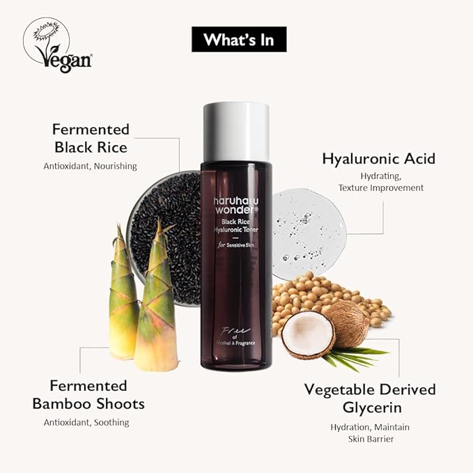 Haruharu Wonder Vegan Well-Aging Collection, Gift Box for Special Day, Suitable for All Skin Types-VivaGrace Women