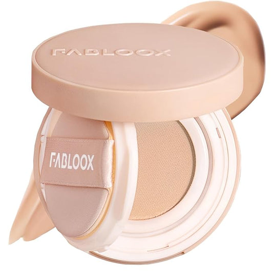 Cellglow Pro Lasting Cushion Foundation, Brighten Skin Skincare Foundation Cushion Natural Coverage Nourishing Makeup, Breathable and Lightweight Formula, Vegan, Almond, Refill not Included-VivaGrace Women
