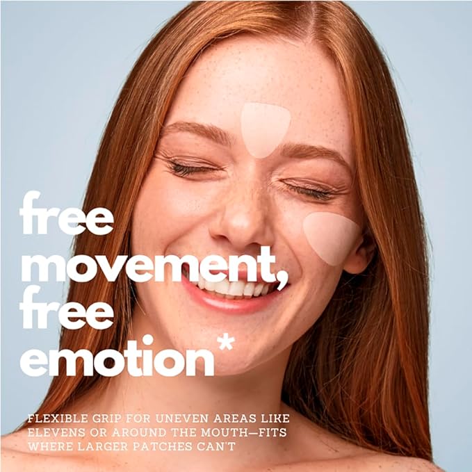 Smoothing Triangle Wrinkle Patches Set - 80 Facial Tapes for Targeted Fine Line & Crease Flattening - Forehead, Crow’s Feet, Frown Lines Overnight Repair-VivaGrace Women