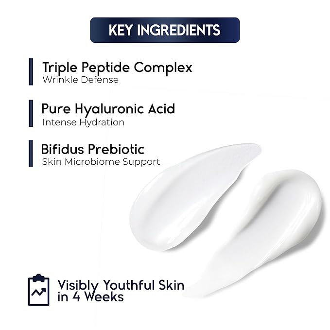 Instant Face Lift Cream, Face Cream for Older Women 60 Plus - Wrinkle Cream for Face Deep Wrinkles - Face Moisturizer for Women Dry Skin | Night Cream Anti Aging - 1.69 Fl Oz