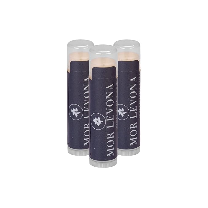 Organic Hemp Lip Balm - USDA Certified Organic All Natural Lip Balm - Hemp Lip Moisturizer Soothes, Hydrates, Nourishes, and Protects Dry, Chapped Lips - Natural Vanilla Flavor (3-Pack)-VivaGrace Women