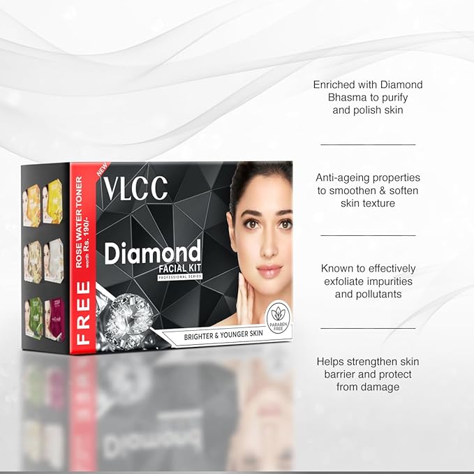 VLCC Professional Saloon Series Diamond Polishing Facial Kit-VivaGrace Women