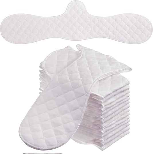 Boyiee 16 Pcs Cotton Bra Liners 3 Layer Reusable Boob Towel Under Breast Sweat Absorber Pads for Woman-VivaGrace Women