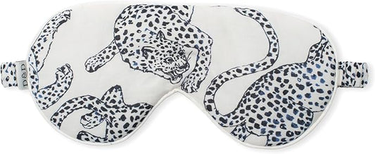 Desmond & Dempsey Cotton Luxe Eye Mask (Jag Print Cream)-VivaGrace Women