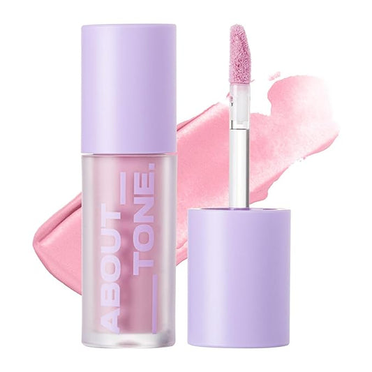Fluffy Air Blusher 5 Colors - Lightweight Melting Liquid Blush for Colorful Cheeks, Highly Pigmented, Cheekbones and Eye Makeup, Soft Matte Finish, Buildable Formula (04 MAUVE LAVENDER)-VivaGrace Women