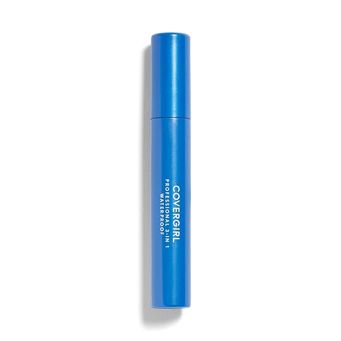 COVERGIRL Professional 3-in-1 Waterproof Mascara, Very Black 225, (Packaging May Vary), 0.3 Fl Oz (Pack of 2)