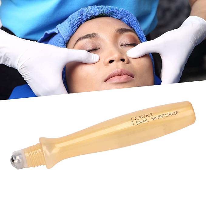 Eye Cream Roller, 15ml Under Eye Cream Eye Roller Massaging Reduce Puffiness Nourishing Eye Cream Roller Eye Serum and Under Eye Roller Cream for Dark Circles Puffiness Relieving Fatigue-VivaGrace Women