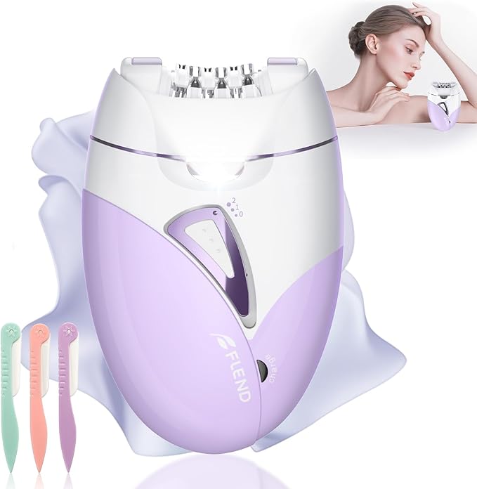 Epilators, 2-Speed Painless Smooth Glide Epilator for Women, Cordless Rechargeable Facial Hair Removal Epilator, Hair Removal Device for Women's Face Legs Bikini Area Arms Legs-VivaGrace Women