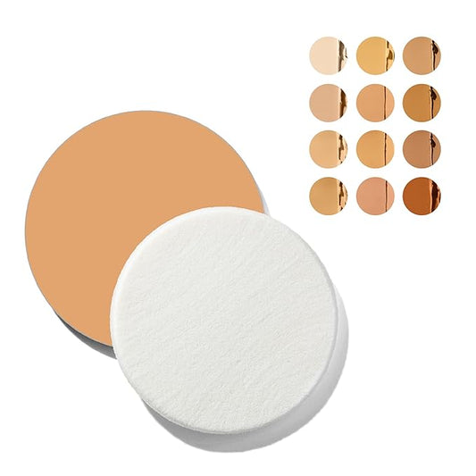 Toty by Sofia Vergara - Ilumina CC Creamy Compact SPF 50+ Refill - Mineral Sunscreen for Face - Cream Foundation Balm - Blurring, Matte Light Coverage - Water Resistant - All Skin Types - 3N