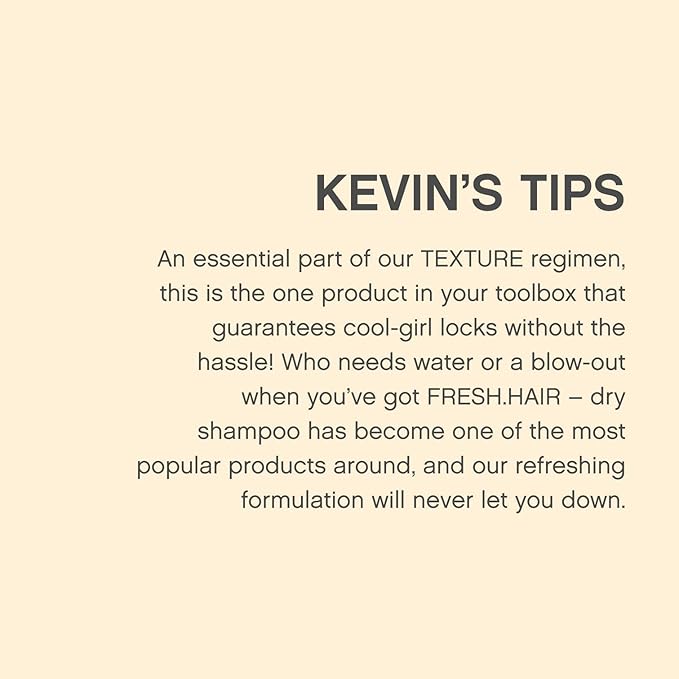 KEVIN.MURPHY FRESH.HAIR - Dry Shampoo Spray - For All Hair Types - Sulphate-Free Dry Shampoo - 100 mL / 3.4 oz-VivaGrace Women
