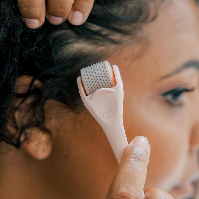 ROSELYNBOUTIQUE Derma Roller for Hair Beard Facial Skin Face 0.3mm 540 Microneedles Cosmetic Beauty Instrument Self-Care Gifts for Men Women-VivaGrace Women