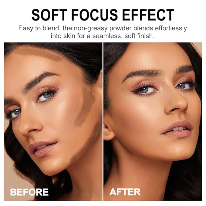 Professional Light Medium Brown Contour Highlight Palette,Multiple Full Coverage Makeup Palet for Correcting, Easy Blending, Long-lasting formula, Sculpt & Highlighting,Matte and Shimmer Finish-12A-VivaGrace Women