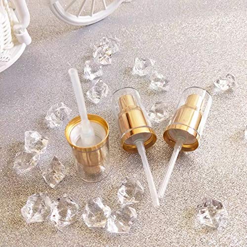 2pcs Replacement Pump for Foundation Bottle Compatible with Both Double Wear and Mac(Gold Color)-VivaGrace Women