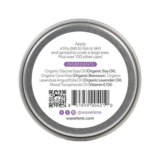 Lavender Aerated Lip Balm tin - Single-VivaGrace Women
