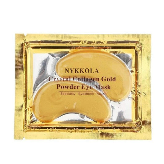 20 Pairs Gold Eye Mask Powder Crystal Gel Collagen Eye Pads For Anti-Aging & Moisturizing Reducing Dark Circles, Puffiness, Wrinkles-VivaGrace Women