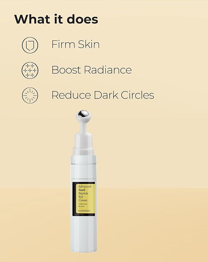 Moisturizing and hydrating snail peptide eye cream can tighten the eye, improve the dark circles around the eyes, and weaken the fine lines of the eye essence-VivaGrace Women