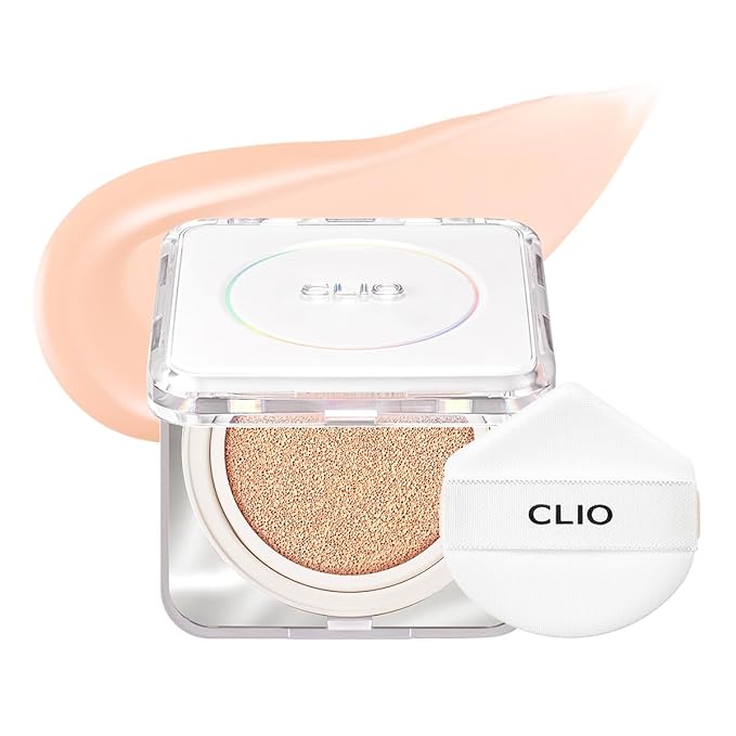 CLIO Kill Cover Founwear Cushion The Original – 20 Shades, Buildable Light to Medium Coverage, Natural Finish, Korean Makeup Foundation, Long-Lasting Skin Fit, 21C LINGERIE-VivaGrace Women