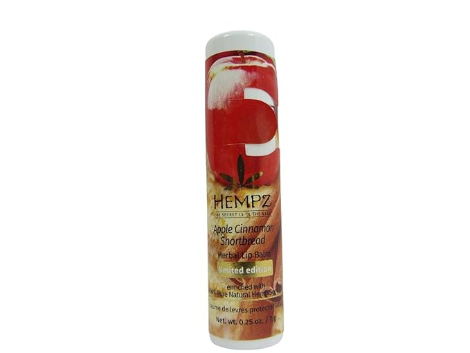 Hempz Apple Cinnamon Shortbread Herbal Lip Balm .25 oz Limited Edition-VivaGrace Women