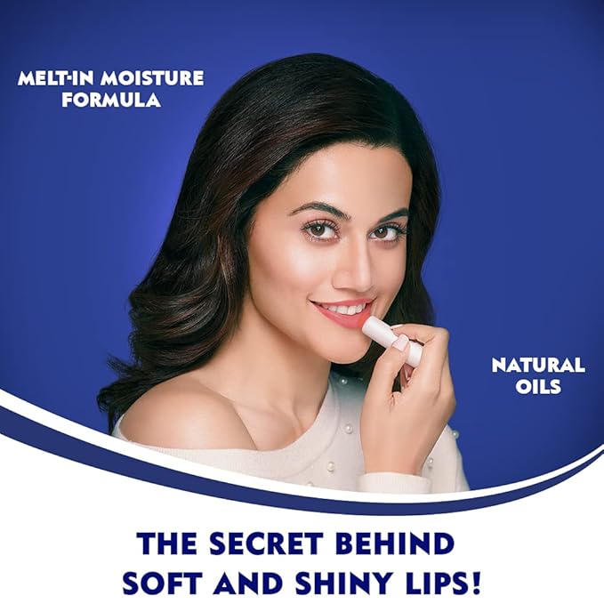 Nivea Lip Balm - Fruity Shine PEACH -Pack of 1-VivaGrace Women