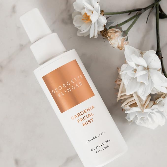 Georgette Klinger Gardenia Facial Mist - Collagen-Infused Face Spray, Long-Lasting Makeup, Hydration for Dewy and Smooth Skin, Anti Aging for All Skin Types- 4.2 oz-VivaGrace Women