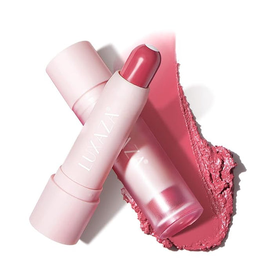 Tinted Lip Balm Chapstick with Color, Natural Semi - Gloss Finish, Hydrating/Coloring 2 in 1 Moisturizer Lip Stick for Girls & Women #04 Hot-Pink-VivaGrace Women