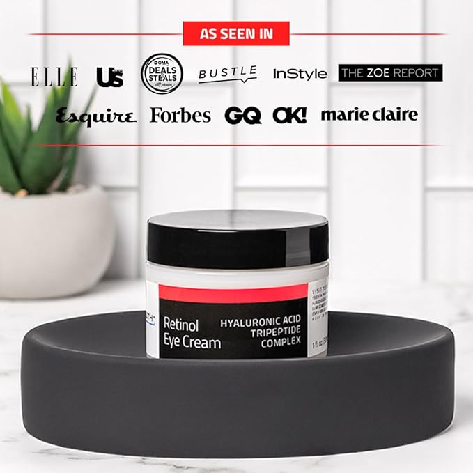 YEOUTH Retinol Eye Cream with Hyaluronic Acid, Hydrating Under Eye Cream for a Refreshed Appearance, Retinol Cream for Face, Eye Care 2oz-VivaGrace Women