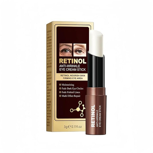 Retinol Eye Cream Stick for Dark Circles Under Eye Treatment, Puffiness and Bags - Firming & Hydrating Eye Cream for Anti-Aging Results in 3-4 Weeks-VivaGrace Women