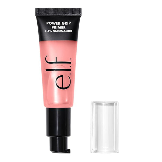 e.l.f. Power Grip Primer + 4% Niacinamide, Gel-Based & Hydrating Face Primer, Evens Skin & Brightens, Grips Makeup, Vegan & Cruelty-Free, 0.8 Fl Oz-VivaGrace Women