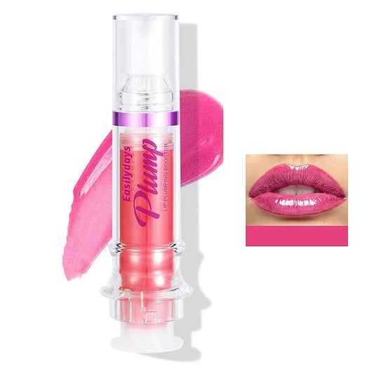 Lip Gloss Plumper Glossy Lip Lipstick, Lifter Gloss, Hydrating, Volumizes, High-Shine, Lip Plumping Lip Glass Mirror Lip Glaze Lip Makeup, Plump And Pout Lip Plumper for Women Girls-VivaGrace Women