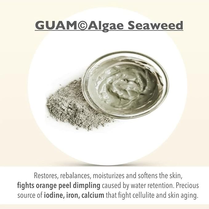 Guam Classic Strengthening Gel Mud Cream against Cellulite With Tourmaline and Far Infrared Rays (FIR Formula), After Care for Body Wraps to Prolong the Effect, 200 ML-VivaGrace Women