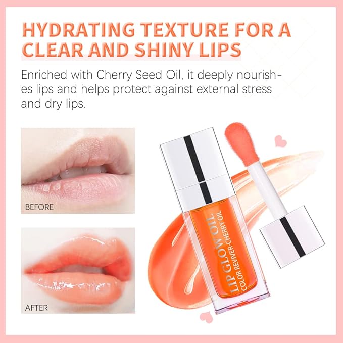 Fruit-Flavored No-Sticky Lip Gloss Balm for Hydrating and Nourishing Dry Lips-VivaGrace Women