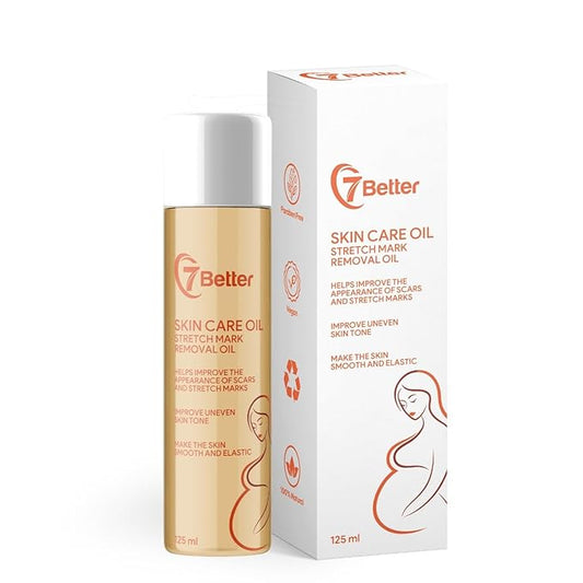 Stretch Mark Pregnancy Oil, Natural Oil Skincare Body Oil Serum for Scars and Stretch Marks, Face with Vitamin E & A for Sensitive Dry Skin and Body Moisturizer-VivaGrace Women