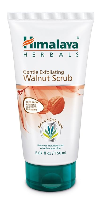 Himalaya Gentle Exfoliating Walnut Scrub for Deep Cleaning & Renewed Skin, 5.07 oz-VivaGrace Women