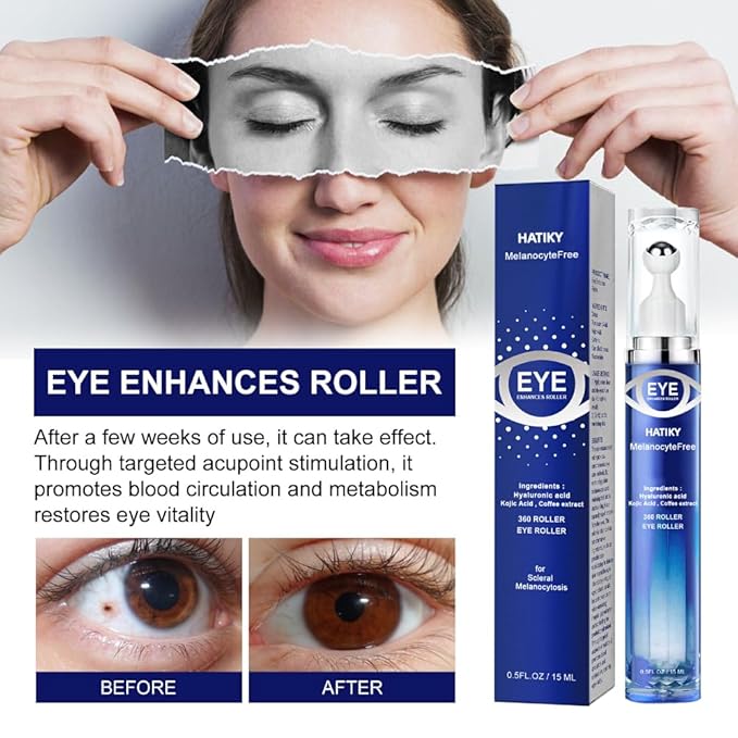 Caffeine Eye Cream with 360° Eye roller for Puffy Eyes -Under Eye Cream for Dark Circles and Puffiness - 5% Caffeine Eye Serum Reduce Wrinkles, Fine Lines and Under Eye Bags-VivaGrace Women