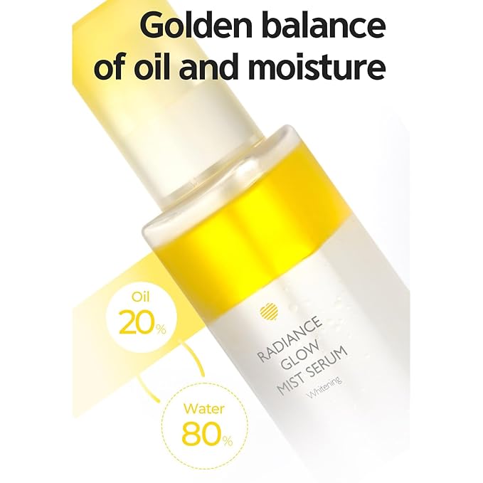 LALACHUU Glow Mist Serum – Hydrating & Soothing Face Mist Artemisia, Centella Asiatica, Evening Primrose, Korean Skin Care, Made in Korea, for Sensitive Skin (Radiance, 3.38 oz)-VivaGrace Women