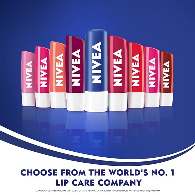Nivea Fruity Shine Watermelon Lip Balm, 4.8gm-VivaGrace Women