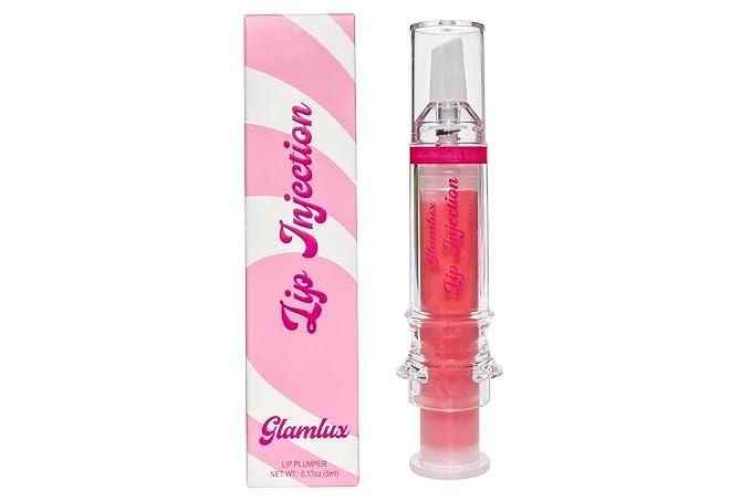 Lip Injection Fake A Lip Flip! (Lip Slay) Plumping Gloss, Lip Plumping Booster Syringe Fuller Lips Instantly, Natural Lip Enhancer, Ultra Hydrating, Volumizes, Plump & Pout Girls & Women-VivaGrace Women