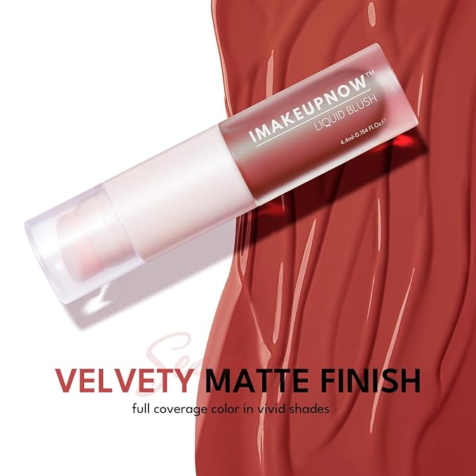 Liquid Cream Blush Stick Makeup for Cheeks | Build-in Brush - Application & Blending in One #L003-VivaGrace Women