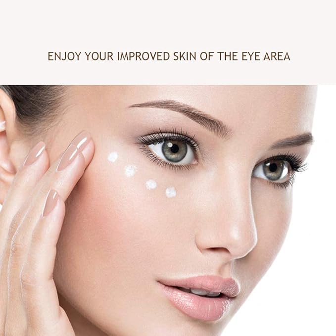 Eye Electro Vibro Purifying Cream Caviar Nettoyante Anti-Aging Removes Dark Circles Sodium Hyaluronate-VivaGrace Women