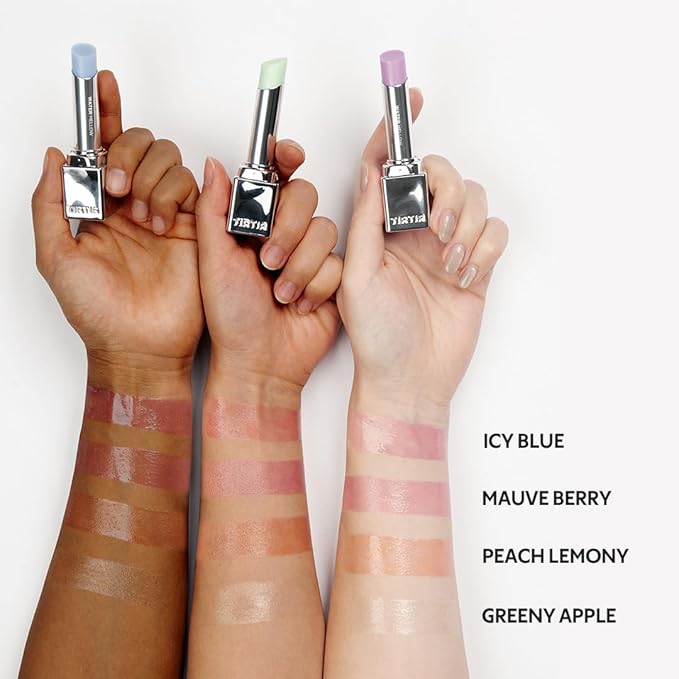 TIRTIR Water Mellow Lip Balm, 03 Peach Lemony, 0.11 Fl Oz – pH Color Changing Organic Korean Lip Care, Lightweight Deep Hydration Lip Moisturizer for Women Men, Paraben Free-VivaGrace Women