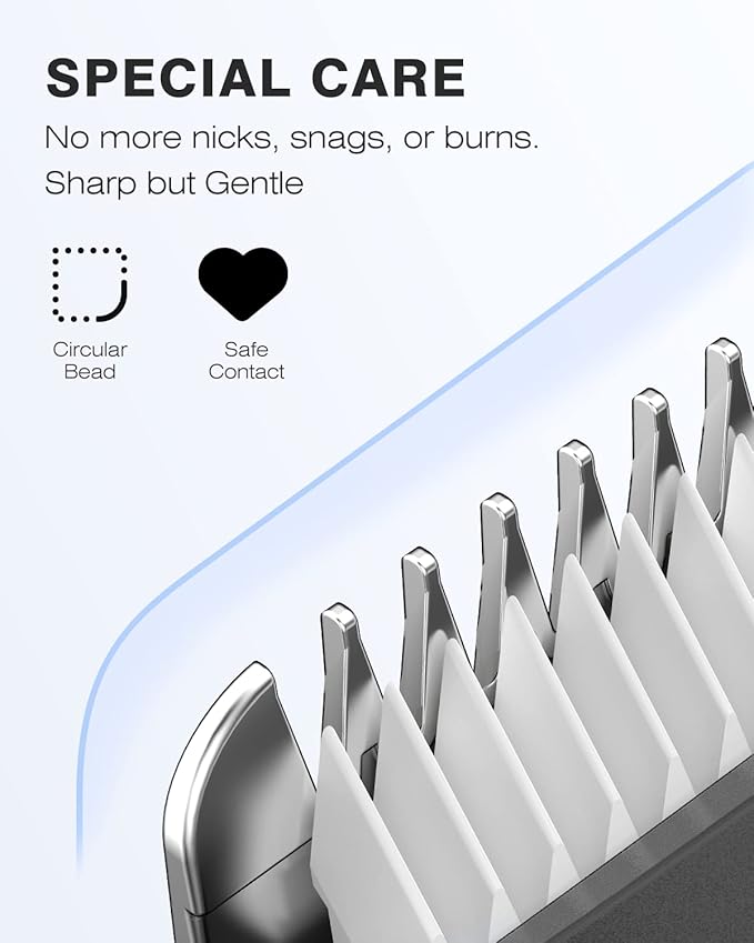 MANSPOT Manscape Hair Finishing Trimmers, Pubic Hair Trimmer for Men and Women, Electric Ball Trimmer Pubic Shaver,Hypoallergenic Ceramic Blade Heads,Waterproof Wet/Dry Groin Shaver,20 Times Usage-VivaGrace Women