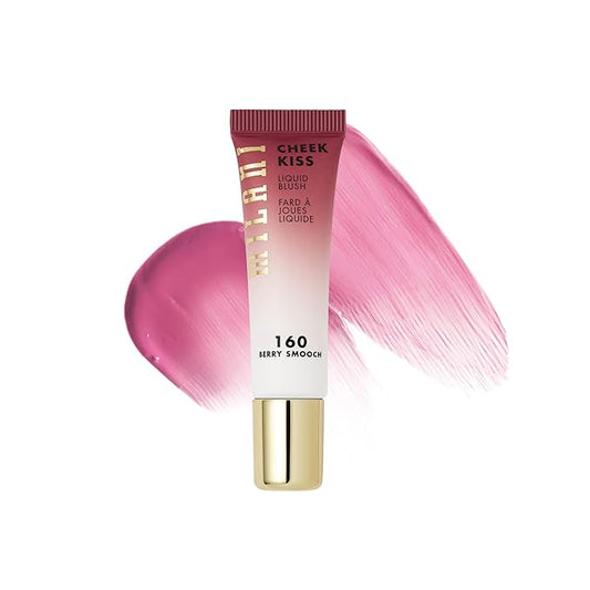 Milani Cheek Kiss Liquid Blush Makeup - Blendable & Buildable Cheek Blush, Lightweight Liquid Blusher and Cheek Color-VivaGrace Women