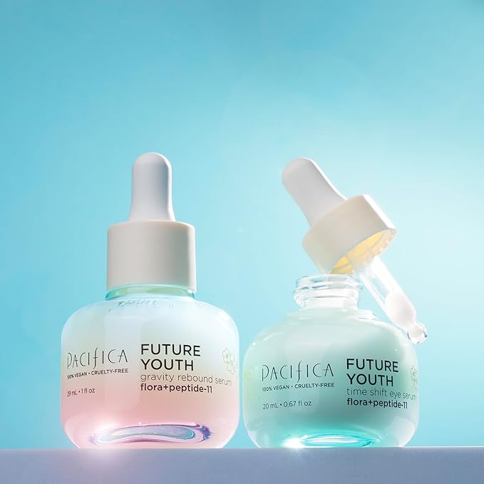 Pacifica Future Youth Gravity Rebound Face Serum – Multi-Peptide Firming Facial Serum for Fine Lines, Anti-Aging & Elasticity Vegan & Cruelty-Free Dermatologist Tested-VivaGrace Women