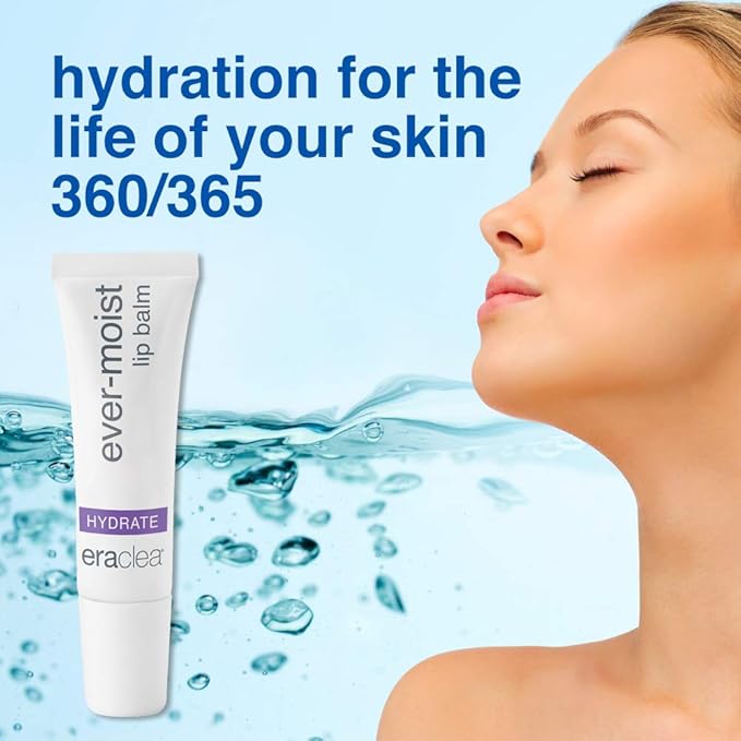 eraclea Ever-Moist Lip Balm, Lip Repair Treatment for Dry, Chapped Lips, Lip Moisturizer with Beeswax, Hyaluronic Acid and Shea Butter, Anti-Aging Cracked Lip Repair for Youthful Lips (0.4 oz)-VivaGrace Women