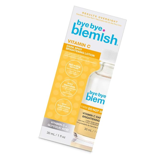 Bye Bye Blemish Dark Spot Lotion Vitamin C | Assists with Drying Blemishes And Brightening Skin | Fast Acting Solution | 1 Fl. Oz.-VivaGrace Women